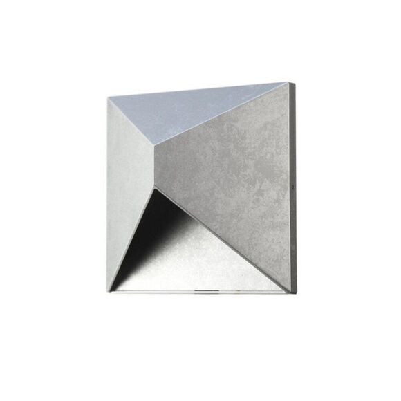 Elegant Furniture Lighting LDOD1100 Olympos 8 Inch Outdoor Wall Light, Silver - Picture 3 of 15